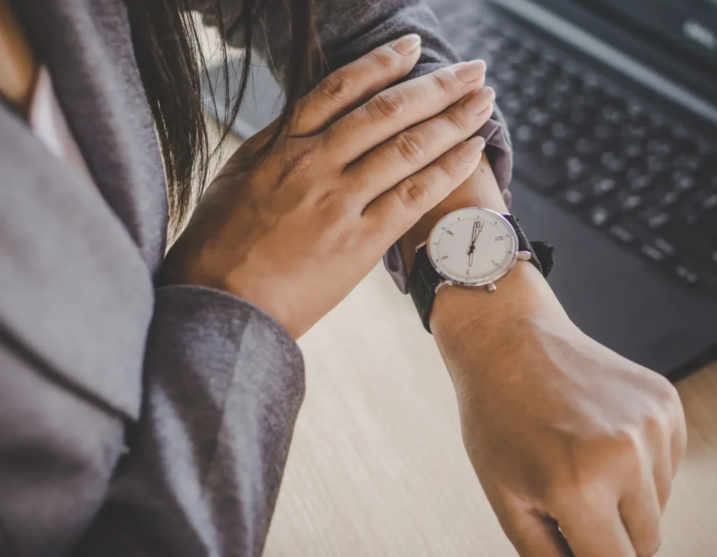 Kijkend naar de tijd in Dordrecht